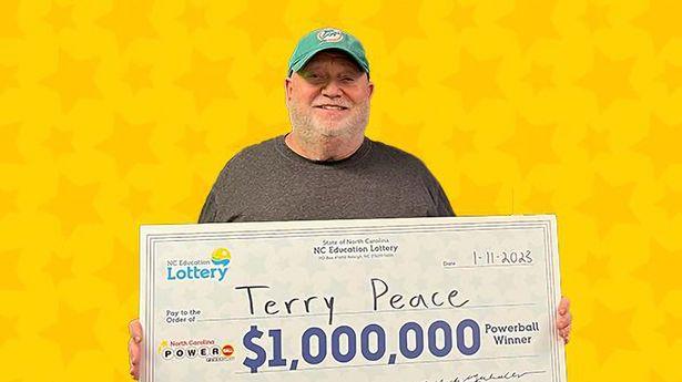 Terry Peace had lost track of his lottery ticket which contained a huge jackpot